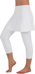 Skirted Legging for Women with Pockets - High Waisted Active Skort are