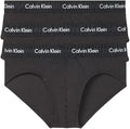 Calvin Klein Men's Cotton Stretch 3 Pack Hip Brief - Low Rise Comfort