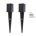 4in x 4in Fence Post Anchor Ground Spike 22in - Stable Outdoor Post