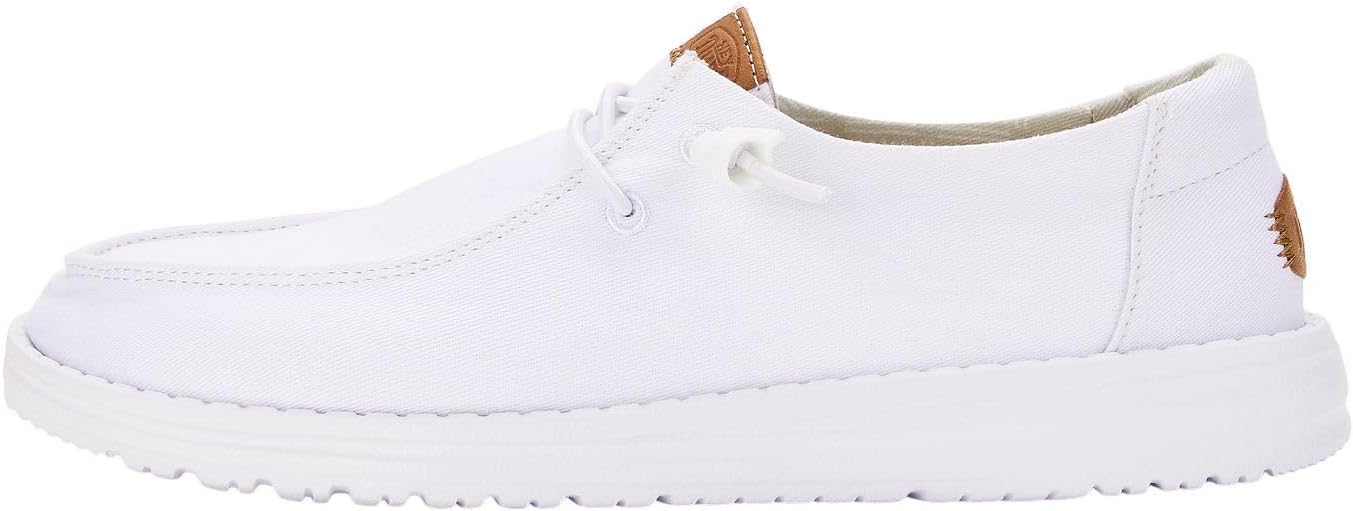 HEYDUDE Women's Wendy Canvas Slip-on Loafers for Comfort
