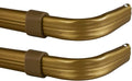 Heavy Duty Single Adjustable Curtain Rod 48ft - 86ft - Gold