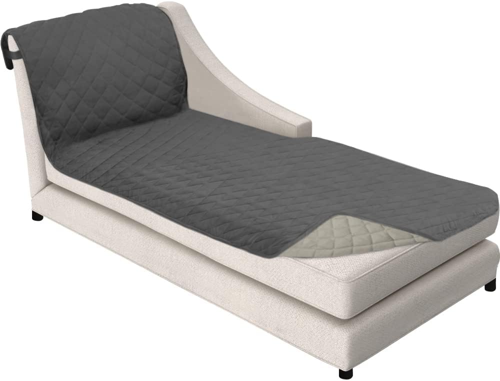 Sofa Shield Chaise Slip Cover for Pets, Stain Resistant Design