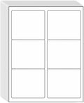 3-1/3 in x 4 in Shipping Address Labels 3000 Pack - Matte Finish