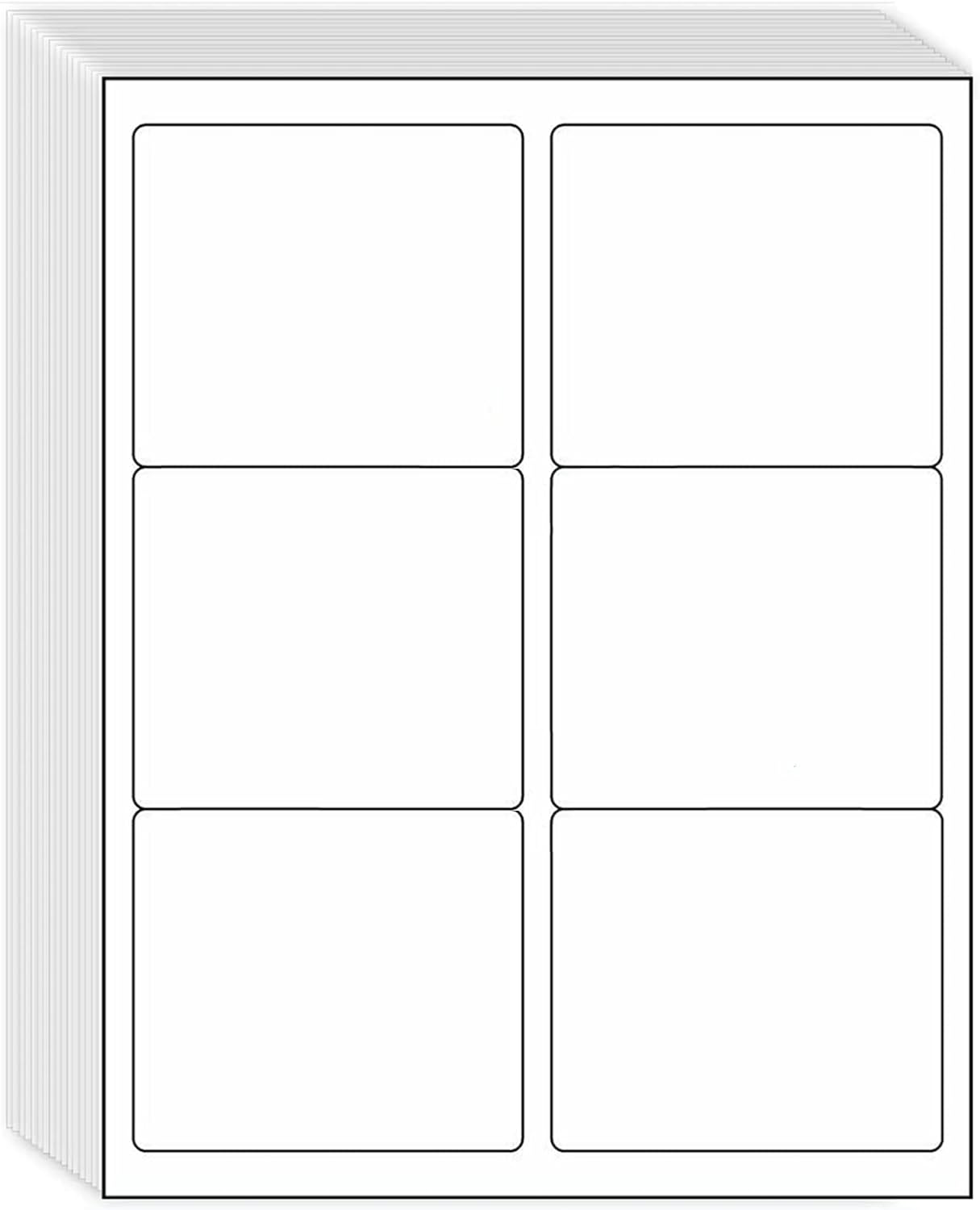 3-1/3in x 4in Shipping Address Labels for Easy Mailing