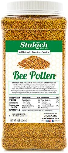 Stakich Bee Pollen - 100% Pure Natural Energy Booster