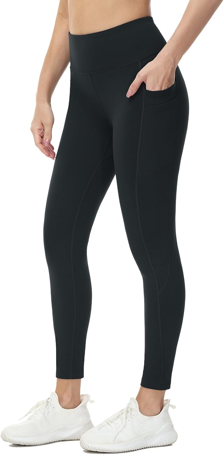 Baleaf Women's Fleece Lined Leggings for Winter Warmth and Comfort