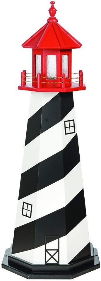St Augustine Style Wood Lighthouse - DutchCrafters