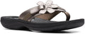 Clarks Brinkley Flora Women's Sandal - Lightweight Cushioned Flip