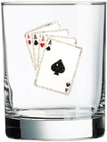 THE QUEENS' JEWELS Double Old Fashioned Glass - Bedazzled Bling for Her!
