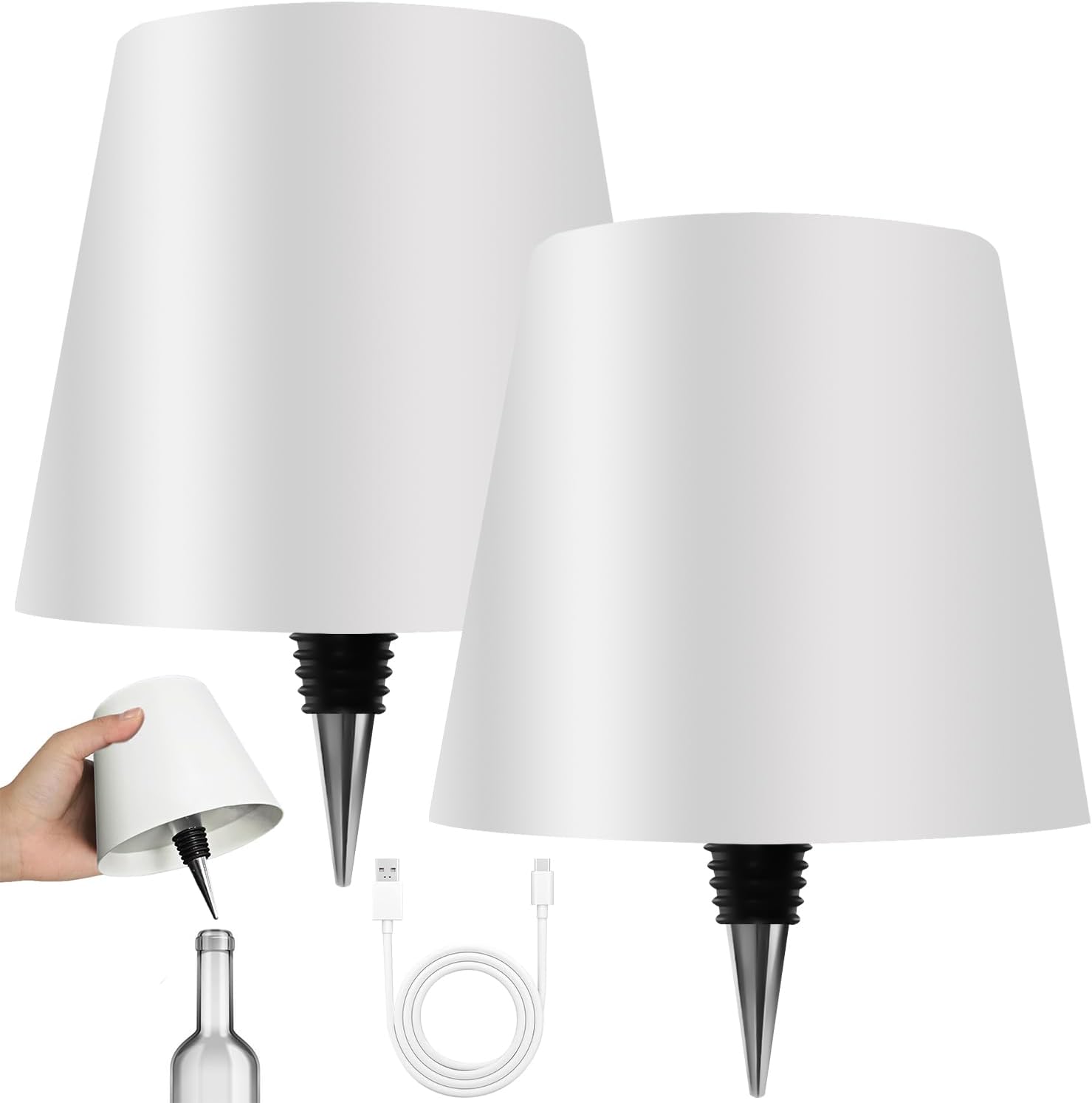 2025 New Wireless Bottle Lamp - LED Touch-Dimmable Light Kit