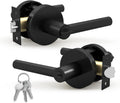 Mega Handles Ronn Entrance Lever Door Handle - Matte Black