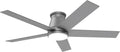wurzee 52 in Flush Mount Ceiling Fan with Light - Low Profile