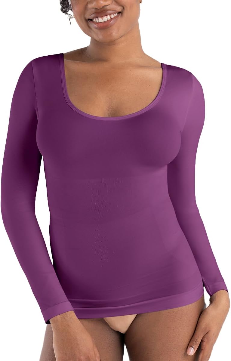 SHAPERMINT Cami Shaper Long Sleeve Tops for Women - Comfort & Style