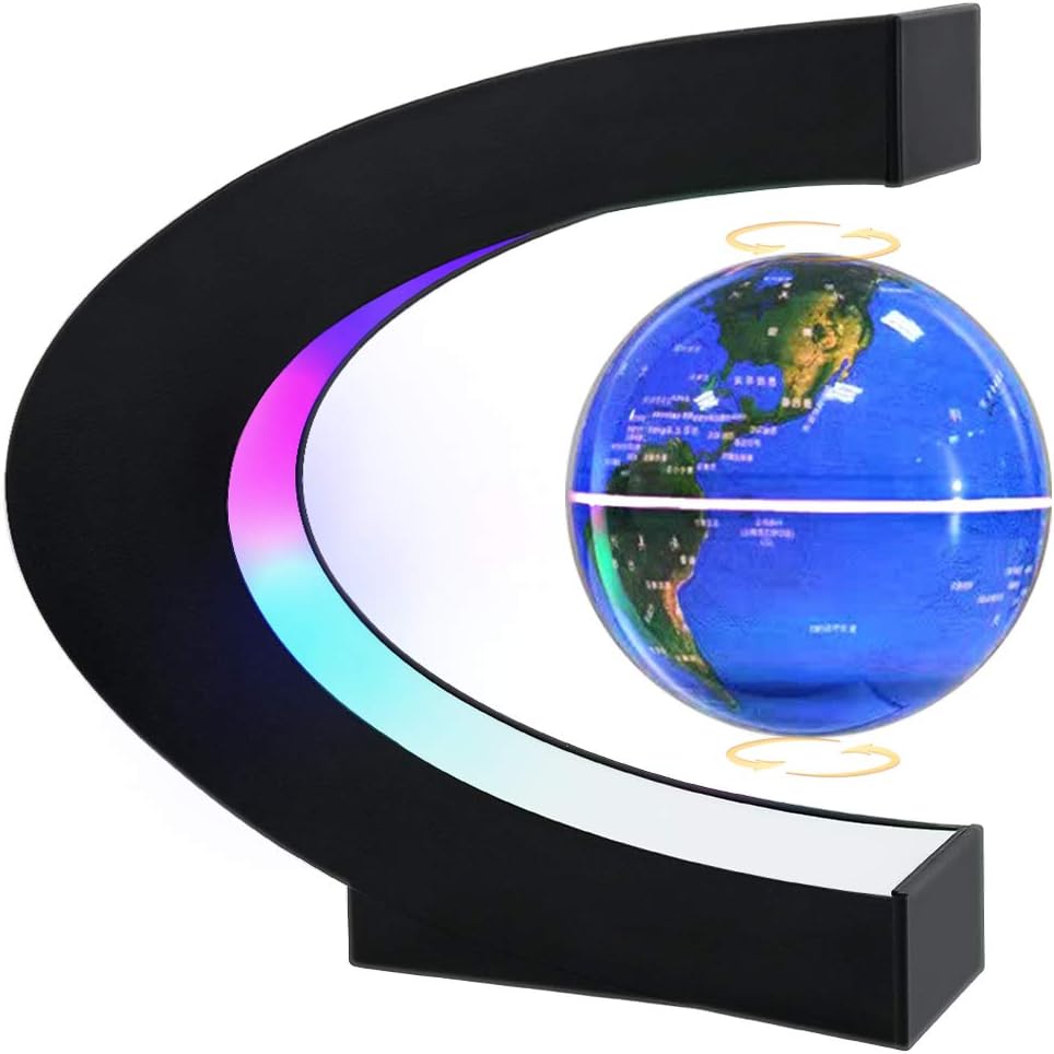 Magnetic Levitating Globe with LED Light for Home and Office