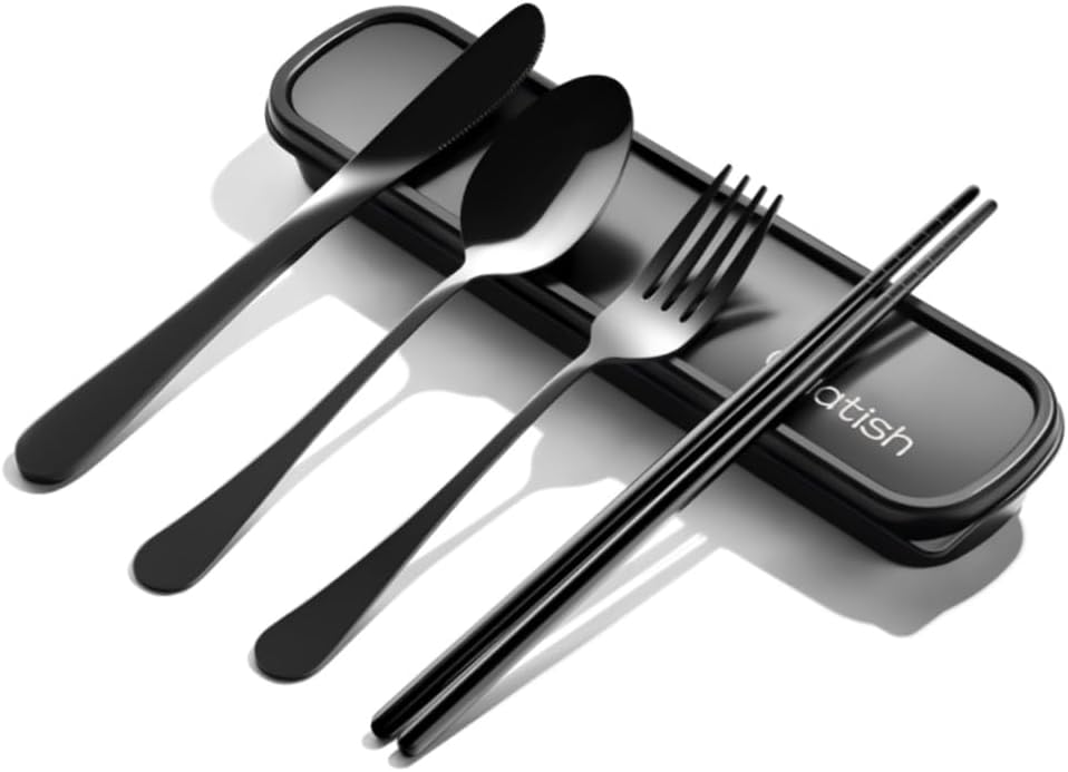 Quatish Portable Stainless Steel Utensils Set