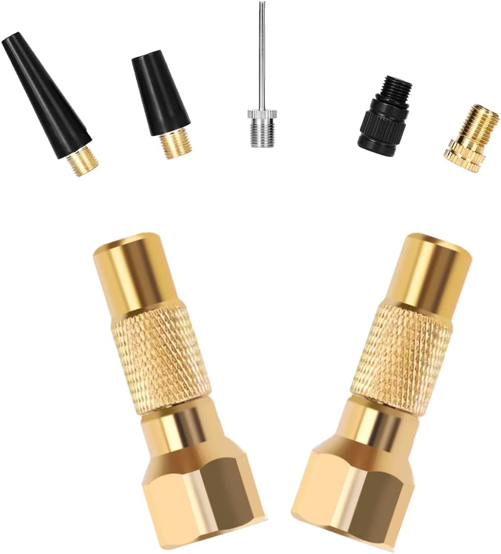 Enhanced Tire Inflation with V2ine Brass Air Nozzle