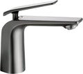 TOCALOCA Gun Grey Bathroom Basin Faucet - Modern One-Handle Mixer