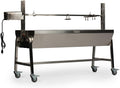25W Stainless Steel BBQ Rotisserie Grill for Large Game Cooking
