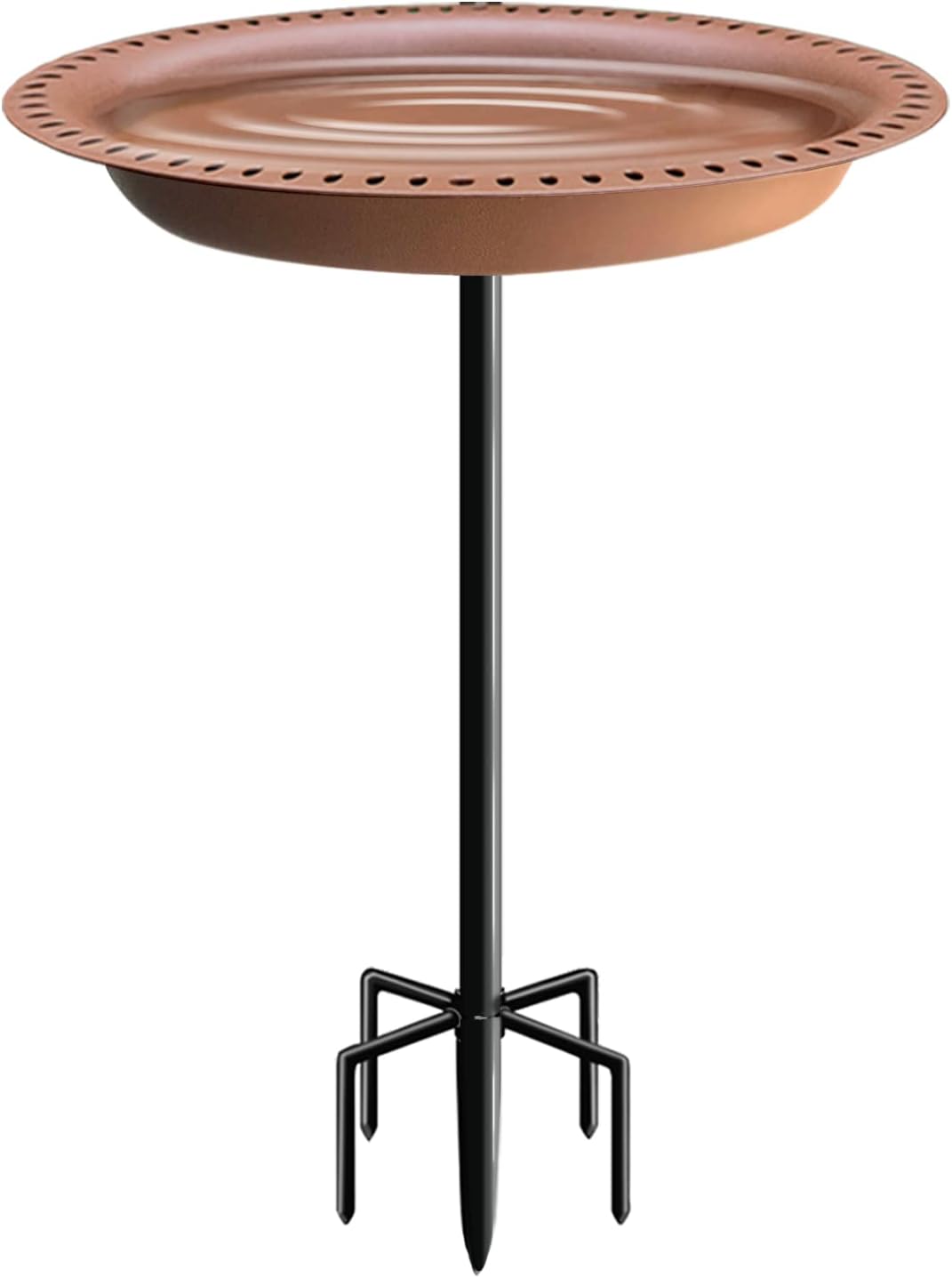 5-Prong Base Bird Bath with Stake & Spa