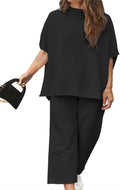 Beautife Plus Size 2 Piece Lounge Set - Comfortable Everyday Wear
