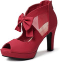 GATUXUS Open Toe Women Platform High Heel Shoes for Style