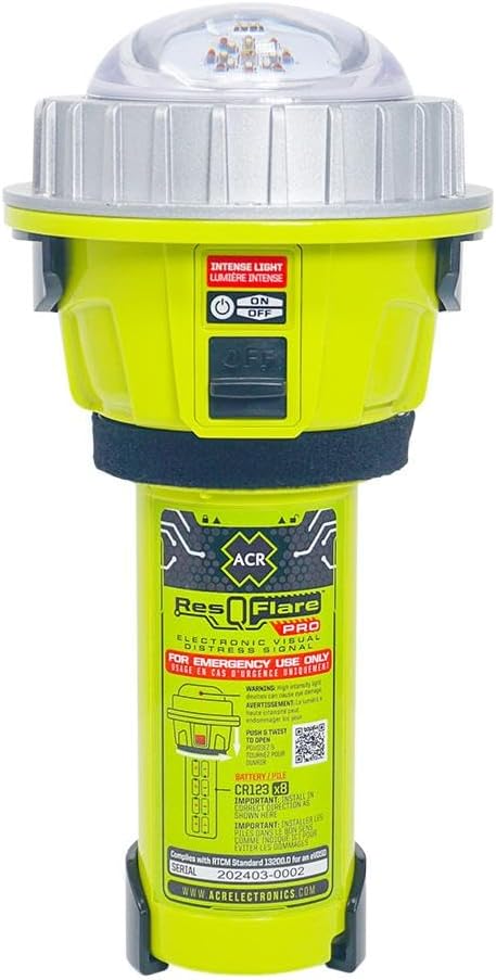 ACR ResQFlare PRO Electronic Distress Flare for Boating Safety