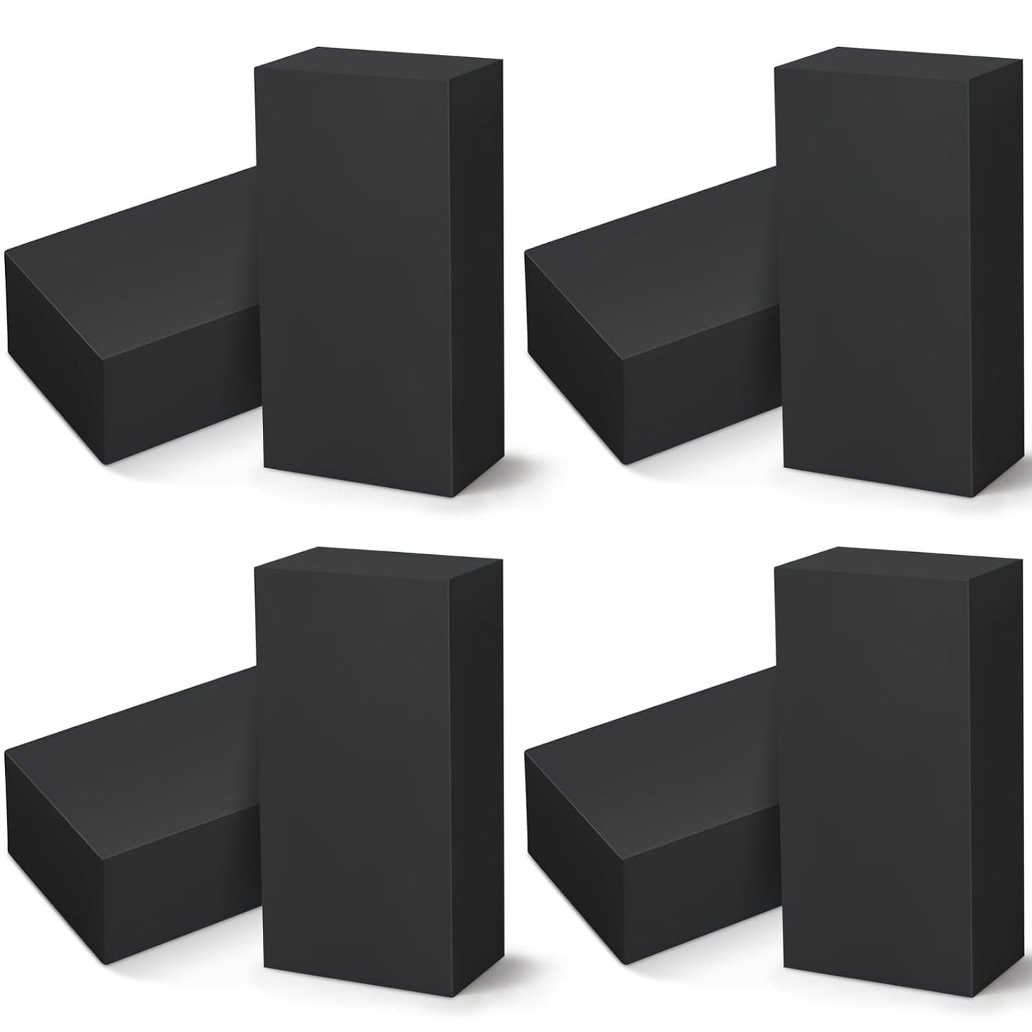 8 Pcs HDPE Plastic Blocks for DIY Projects and Engineering Use