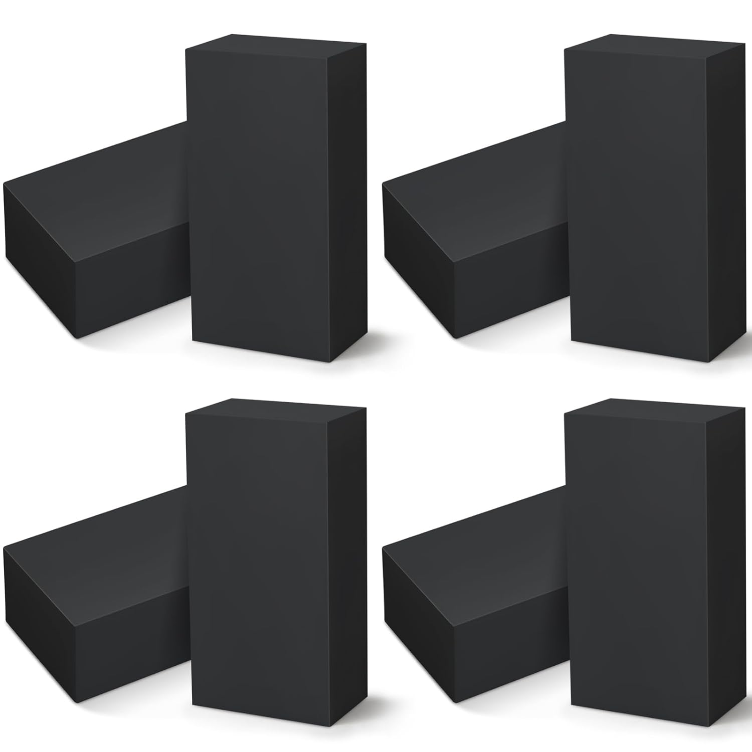 8 Pcs HDPE Plastic Blocks for DIY Projects and Engineering Use