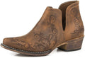 ROPERS Women's Western Boot - Sleek Faux Snake Ankle Bootie
