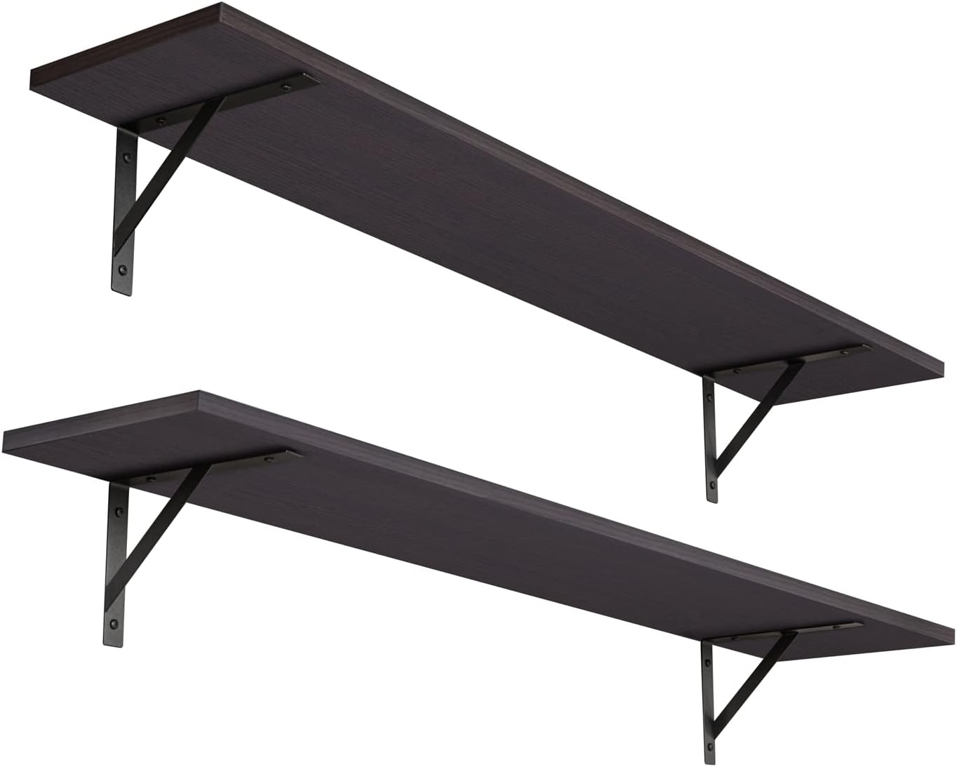 DINZI LVJ Long Wall Shelves Set of 2 for Extra Storage Space