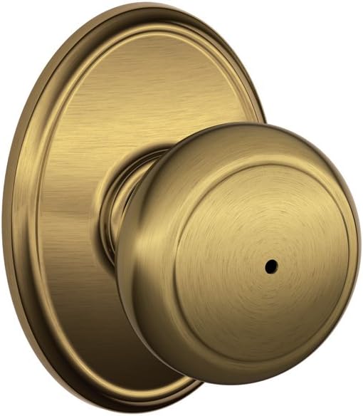 SCHLAGE F40AND609WKF Wakefield Collection Andover Privacy Knob