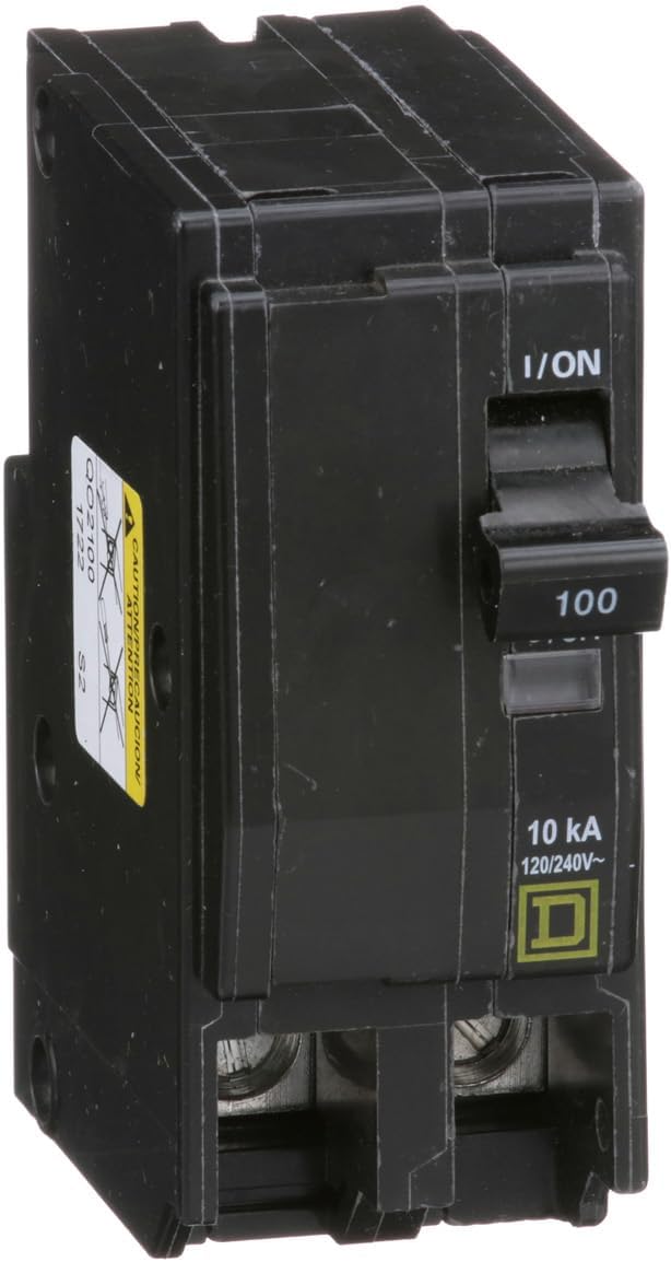 QO 100-Amp Two-Pole Circuit Breaker for Reliable Power Control