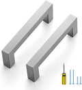 Stainless Steel 3-1/2 in Cabinet Pulls Brushed Nickel - Durable
