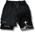 Youth Christian Performance Shorts with Pockets for Active Wear