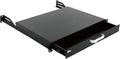 1U Rack Drawer for 19in Server Rack - Lockable Sliding Drawer