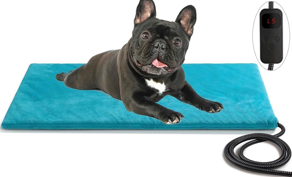 Outdoor Pet Heating Pad for Dog & Cat - Waterproof Heated Mat