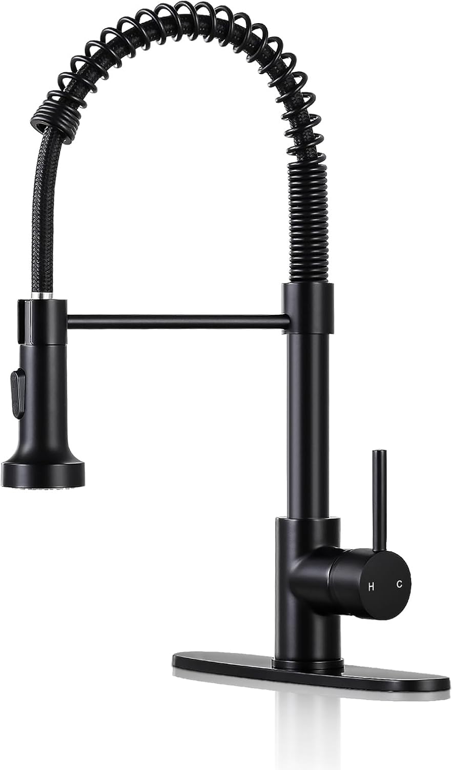 DJS Kitchen Faucets with Pull Down Sprayer for Modern Homes
