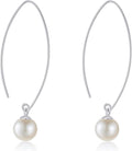 8mm Big Round AAAA+ Handpicked Pearl Drop Bride Earrings - Timeless