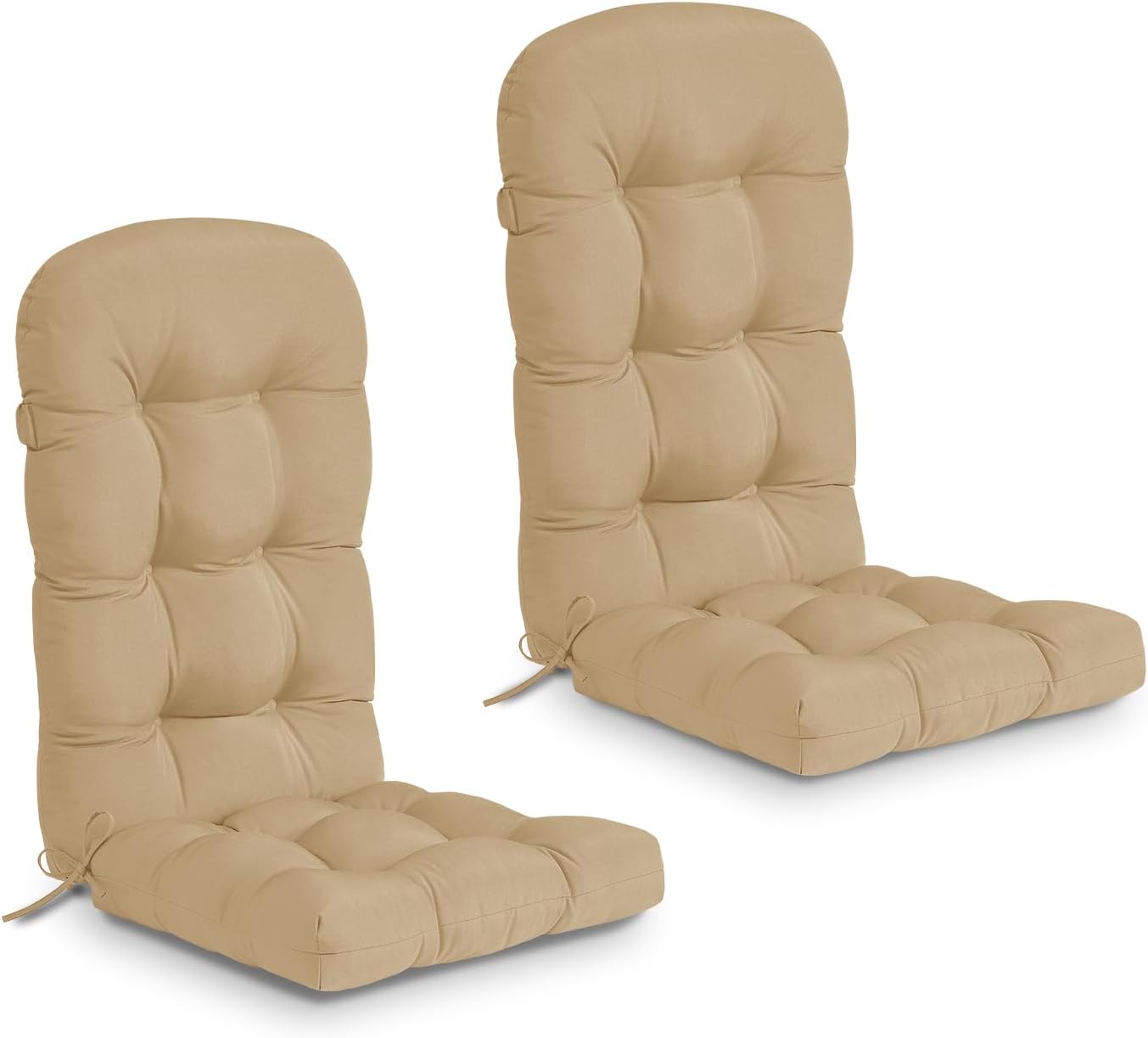 Water-Resistant Adirondack Cushions Set - 4.5 Thick Padding