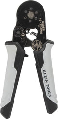 Klein Tools 34056 Ferrule Hex Crimper - Precise Ratcheting Crimps