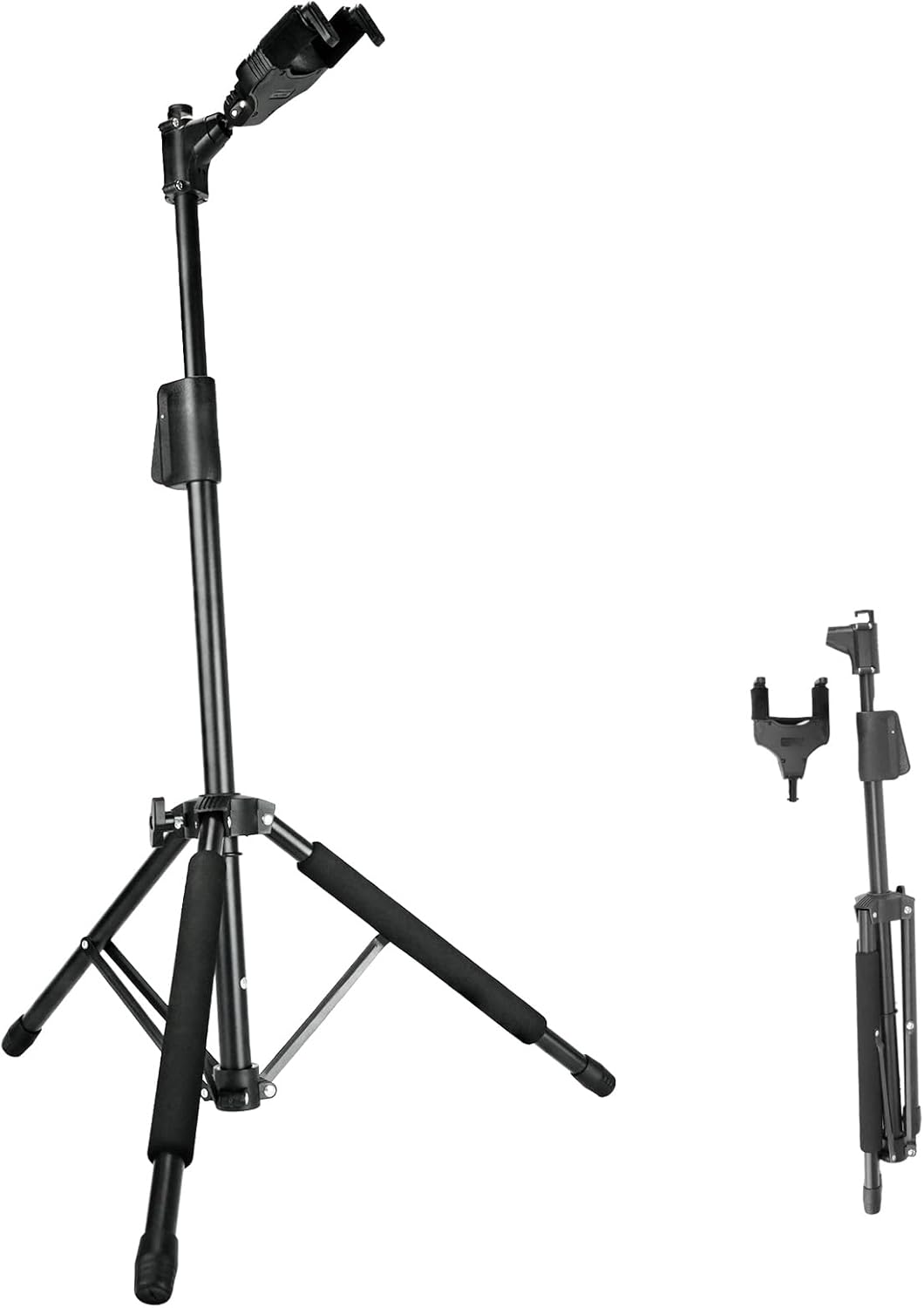 AROMA Universal Portable Guitar Stand with Auto-Lock Feature