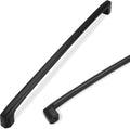 Matte Black 12.6 in Cabinet Handles 10 Pack - Sturdy Kitchen Pulls