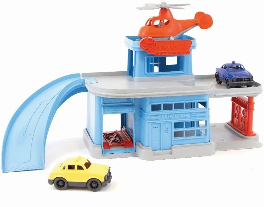 Green Toys Parking Garage - Eco-Friendly Pretend Play Set