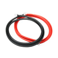 2 AWG Battery Cable 7ft Set - Heavy Duty Pure Copper Power Cables