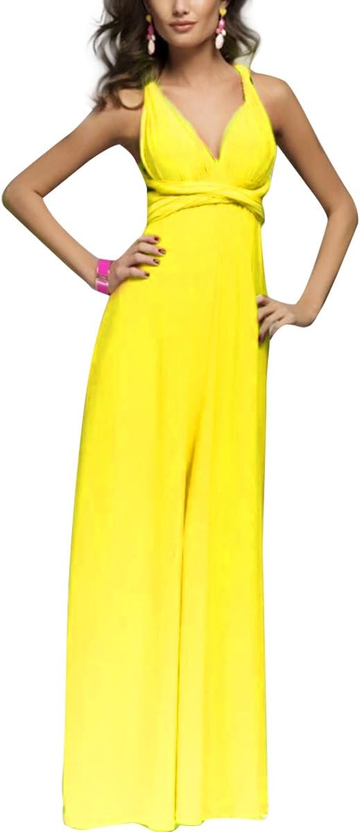 Women Transformer Evening Long Prom Dress Multi-Way Wrap Gown