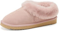 Fireside Women's Adelaide Shearling Slippers - Cozy Memory Foam Shoes