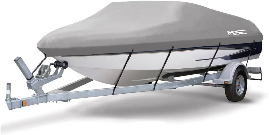 Heavy Duty Oxford Polyester Boat Cover for V-Hull and Tri-Hull