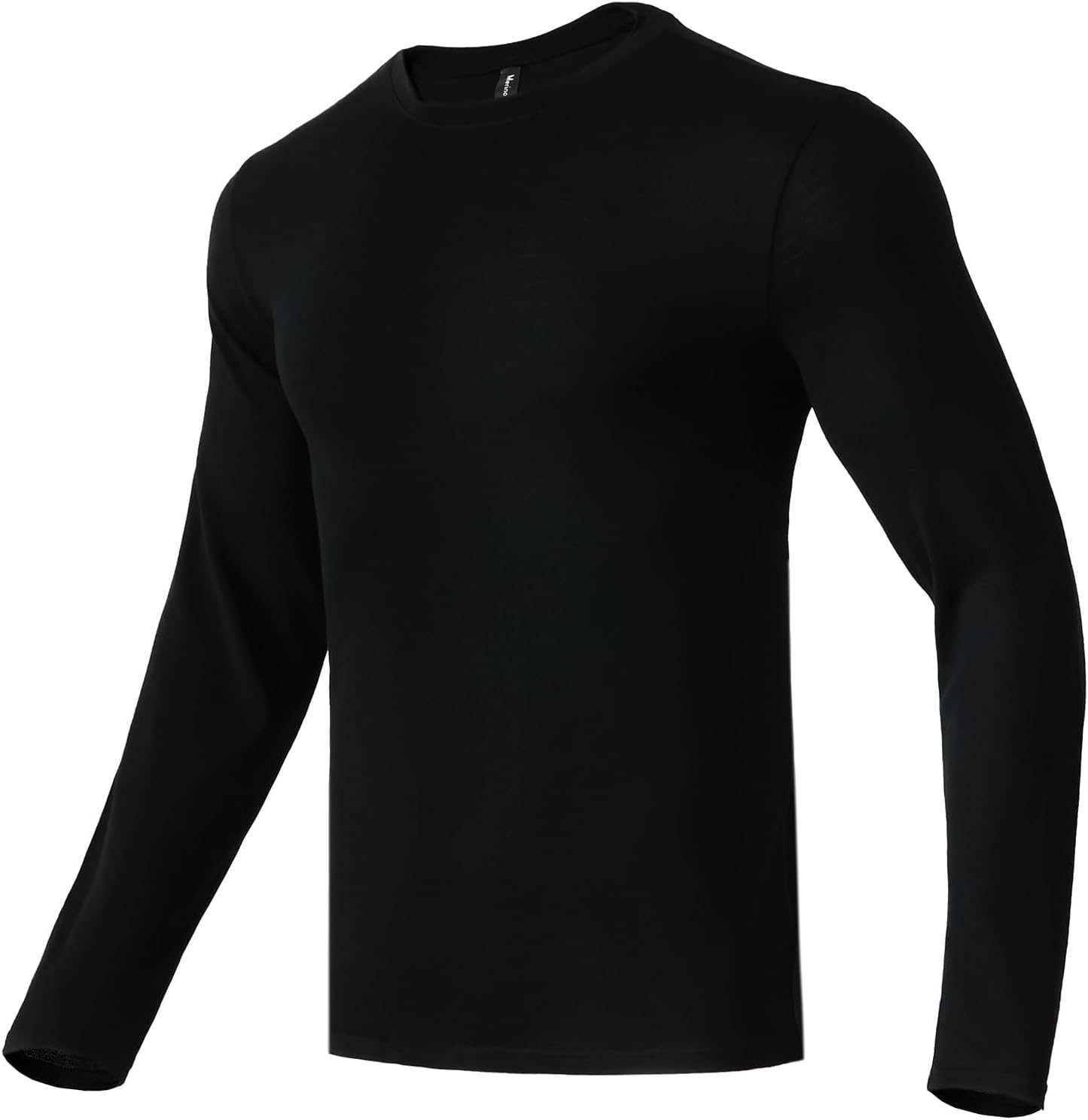 Merino Wool Base Layer Mens Long Sleeve Shirts for Outdoors