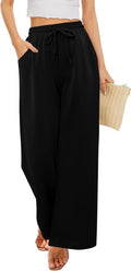 Angerella Womens Baggy Wide Leg Pants High Waisted Lounge Pant