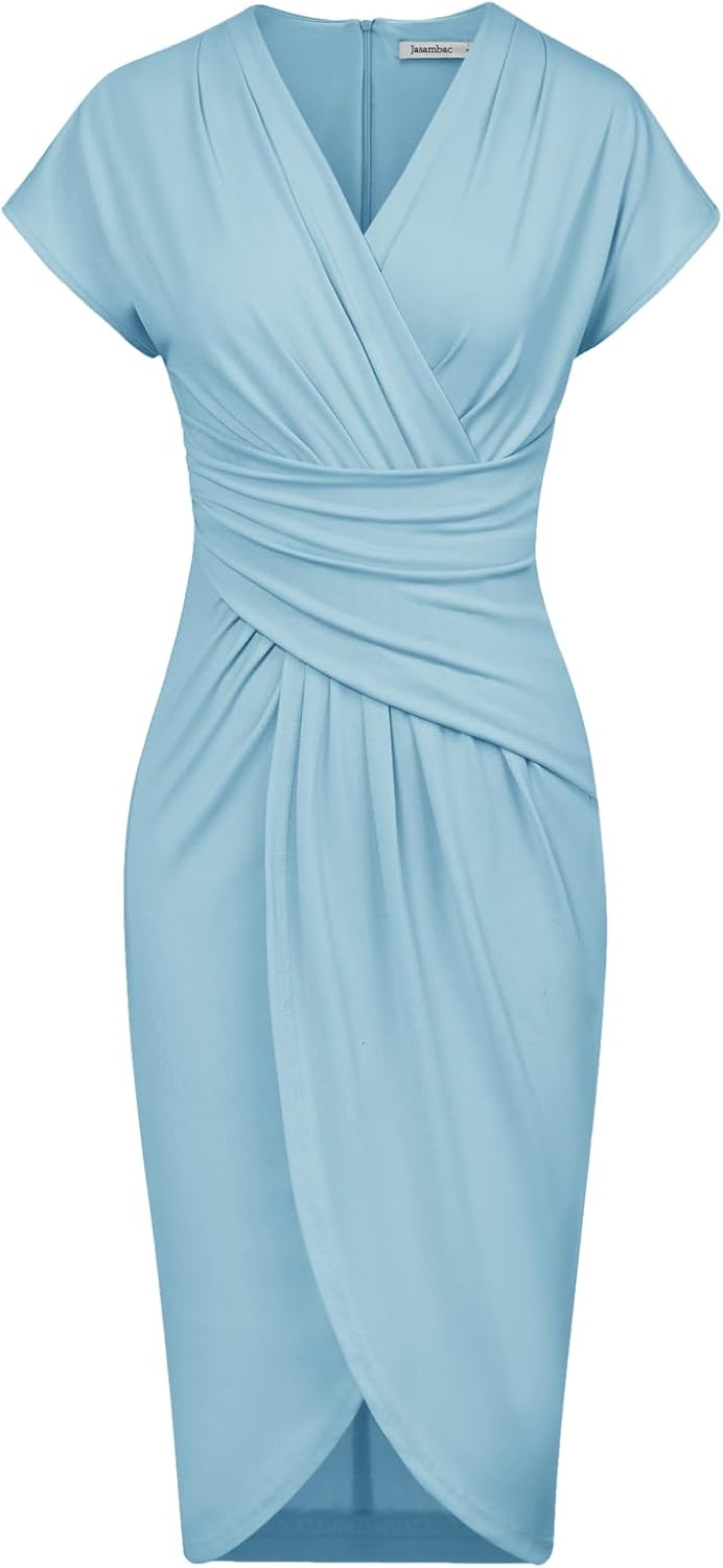 JASAMBAC Women's Wear to Work Dresses for Office Style 2024